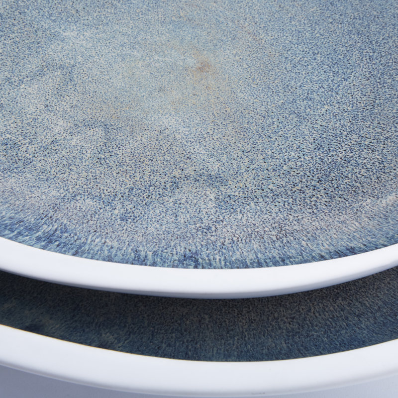 Lullaby Glass Decorative Bowl, 2" H x 16.75" W x 15.75" D