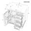 Meuble-lavabo polyvalent avec rangement abondant et matériaux de qualité supérieure-109043879