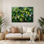 «Botanical Pothos», art mural en métal vert-1917679248