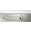 Console rectangulaire argentée en faux strass avec miroir, 47 pouces de largeur, 32 de hauteur, 16 de profondeur