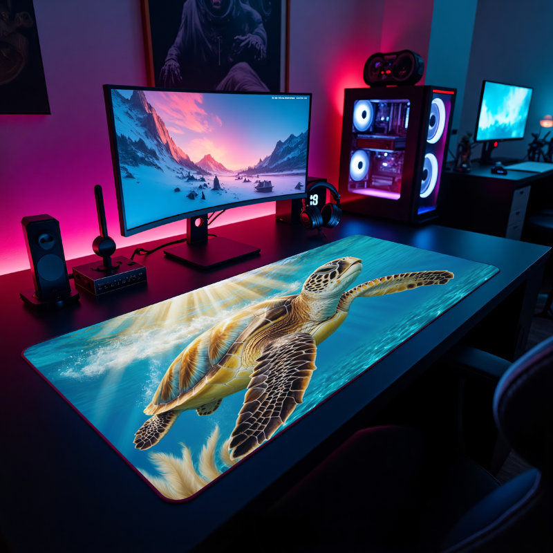 Polyester Desk Pad, 23.6x13.8