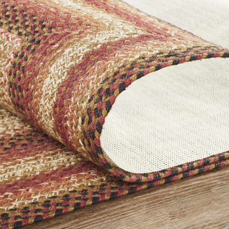 Tapis en laine / jute à motif géométrique Amadio, Rectangle 5 pi x 8 pi