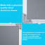 50 x 35cm Aluminum Frame Magnetic Wall Mounted Whiteboard