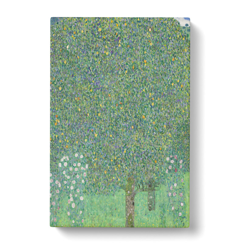 Rosebushes Under The Trees by Gustav Klimt - Wrapped Canvas, 60cm H x 40cm W x 3cm D