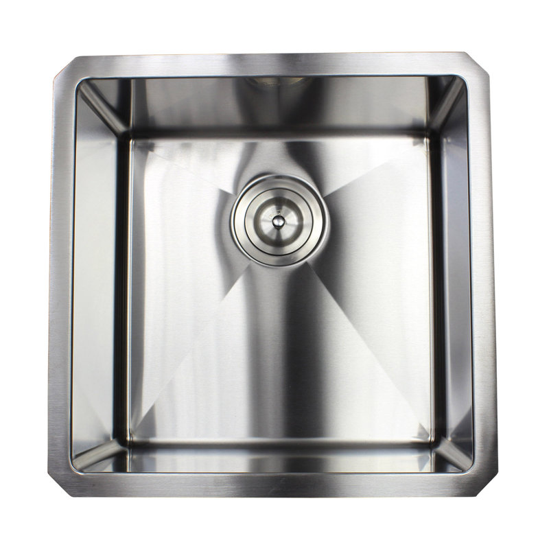 CozyBlock 18 " L Undermount Single Bowl Stainless Steel Kitchen Sink