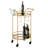 Round  Modern Industrial Metal Bar Cart