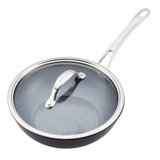 Anolon X Hybrid Nonstick Induction Stir Fry / Wok With Lid, 10 Inch
