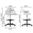 Bhavjot Swivel Adjustable Height Stool-614116984