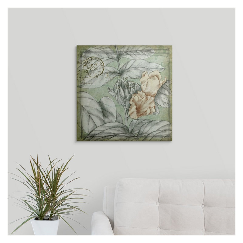 « iii » jennifer grolier, impression Postmark Tropicals, H 35 po x l 35 po x P 1,5 po, Toile