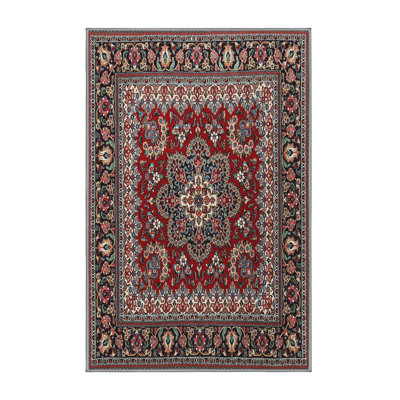 Tapis traditionnel brun / rouge Dareios