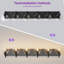 6-light Bathroom Light Fixtures Over Mirror, Rustic Sconces Wall Lighting With Glass Shade For Living Room, Bedroom, Hallway-1308008429-1308008427