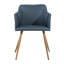 Agra 47cm H Polyester Blend Upholstered Armchair in Gray-724377855