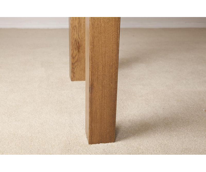 Oak Oval Solid Wood Dining Table