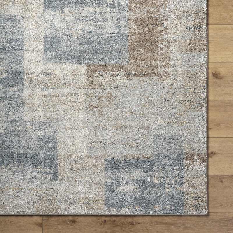 Puccio Abstract Indoor Rug, Rectangle 6'7" x 9'2"