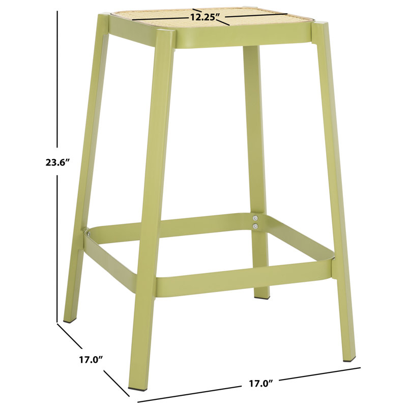 Counter Stool with Metal Frame