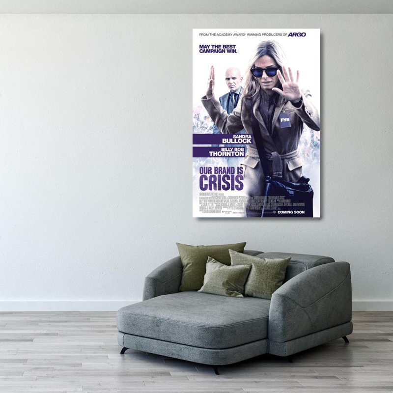 Notre marque est la Crise, H 40 po x l 27 po