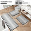 4 Piece Soft Absorbent Microfiber Bath Rug Set With Non-Slip Backing (Set Of 4)-71509211