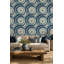 Papier peint texturé aquarelle Mid Century Modern-129451180