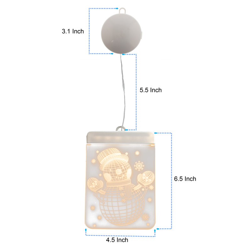 Hanging1 LED Lighted Window Décor