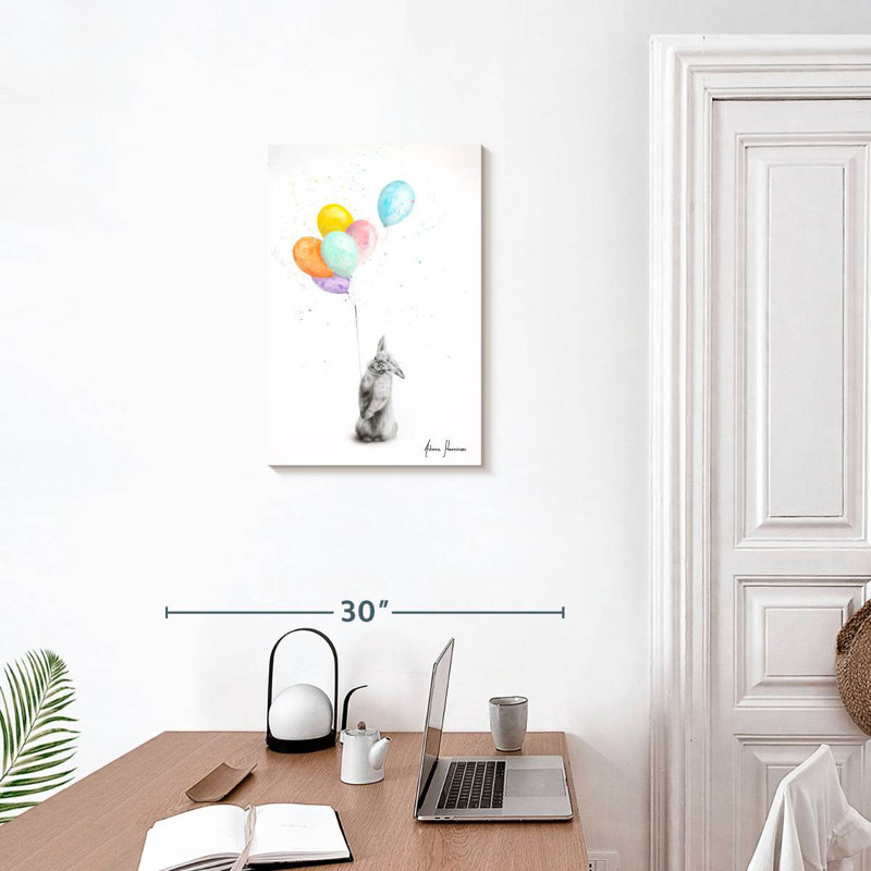 Brampt Buster et ses ballons, H 24 po x l 16 po