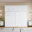 Grand lit escamotable mural avec armoires supérieures-1636075944-1636075947