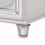 Table de chevet finition perle blanche