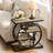Wood and Metal 4-Tier End Table-1826771368-1826771375
