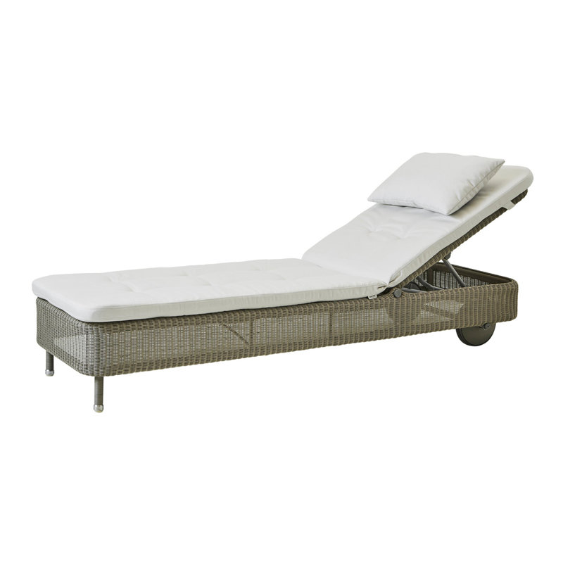 Presley Sunbed, Gray, Taupe