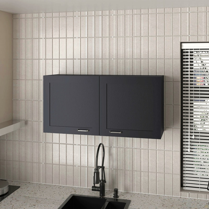 Armoire murale, cuisine, Noir