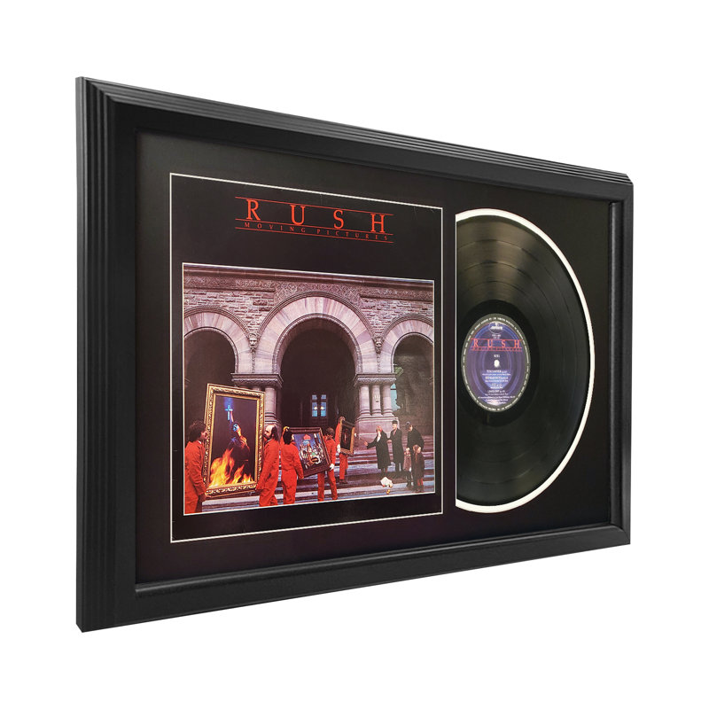 Rush "Images animées", disque encadré avec passe-partout noir, Noir