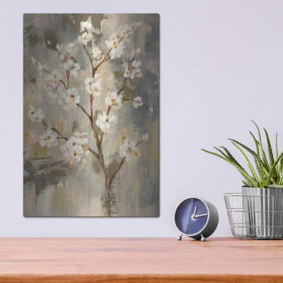 Luxe Metal Art 'Neutral Branches II' By Silvia Vas " Neutral Branches II " by Silvia Vassileva