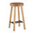 Upholstered Round Wood Counter Stool - Set of 2-982675259