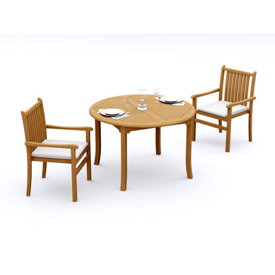 Cahyo Outdoor - Piece Teak Dining Set