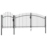 Renz 150cm H x 400cm W Black Metal Gate