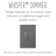 Adorne® Whisper 700W Tru-Universal Single Pole and 3-Way Dimmer with Microban