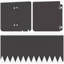 103 cm W Steel Lawn Edging Fencing-130023936-130023938