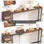 Console Rosellen de 63 po avec station de charge et tablettes de rangement