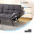 71'' Convertible Sleeper Sofa Folding Loveseat With Adjustable Arms And Backs For Apartments & Office & Living Room-1293914965