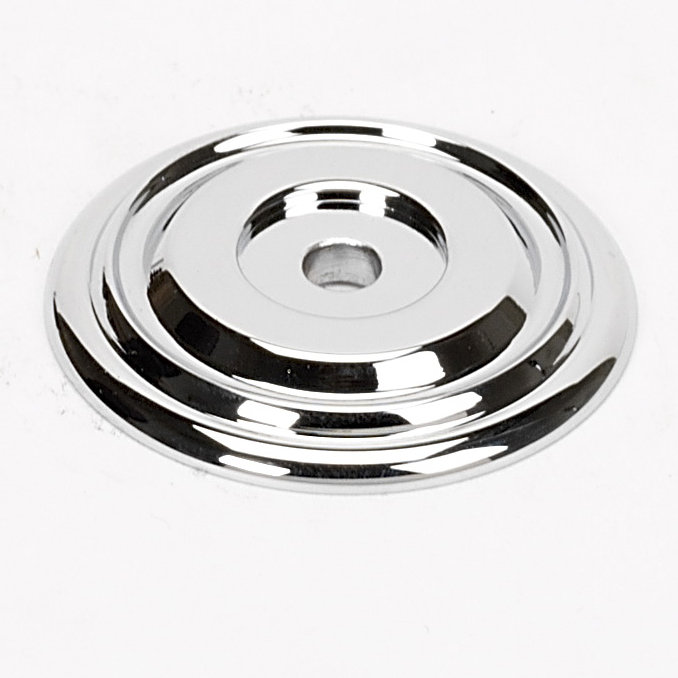 Venetian Brass Rose / Rosette, Polished Chrome