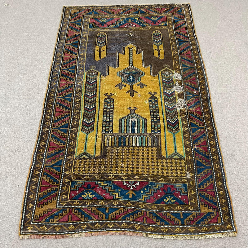 Tapis turc rétro Vintage