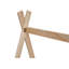 Lit de sol de tente avec structure triangulaire-1342173587