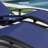 Outdoor Rust-Resistant Metal Chaise Lounge Set with Table-2045119551