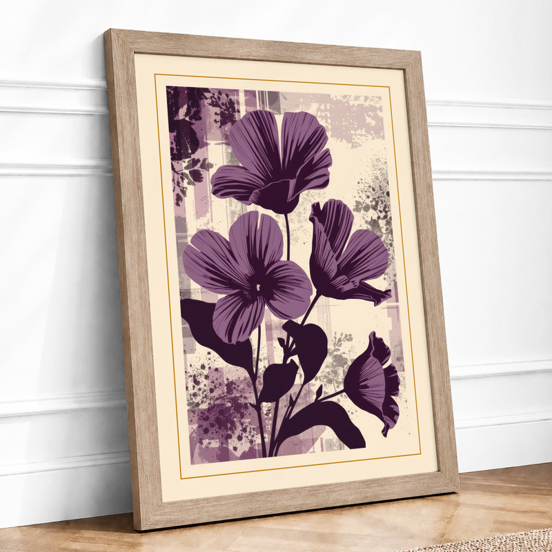 Morning Glory Study Botanical - Print, A1 - 84.1 x 59.4 cm, Oak