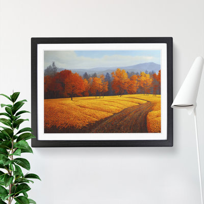 Angelical Autumn Forest - Framed Print