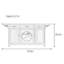 Buffet en bois massif de style chinois