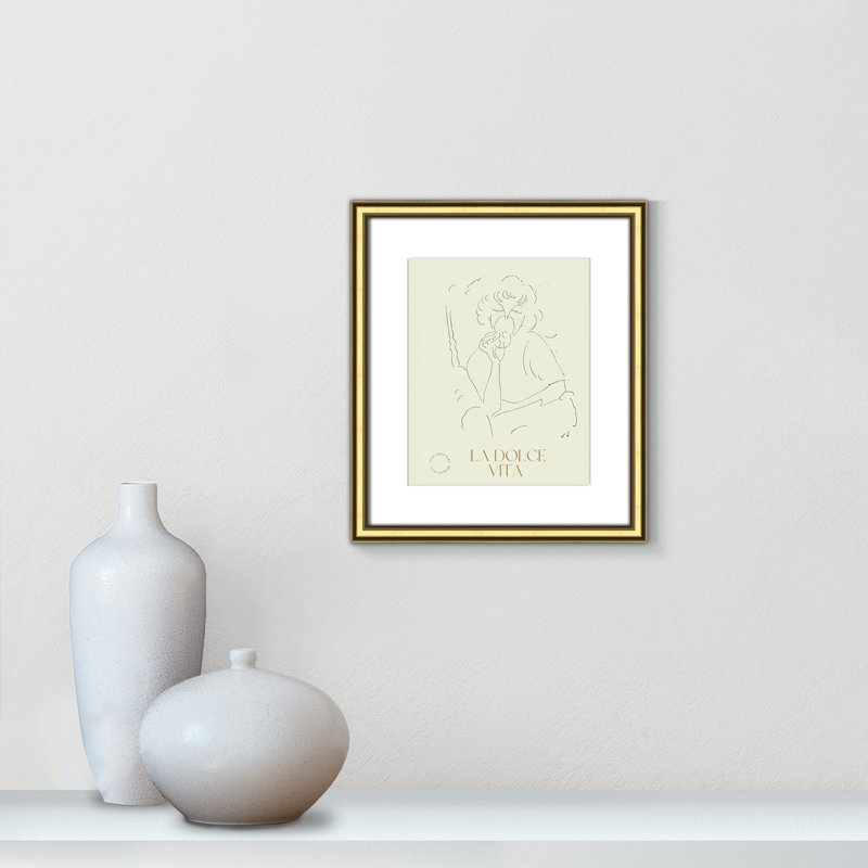 «La Dolce Vita» par Permild & Rosengreen x Léon Spilliaert, H 16,25 po x l 14,25 po x P 0,875 po
