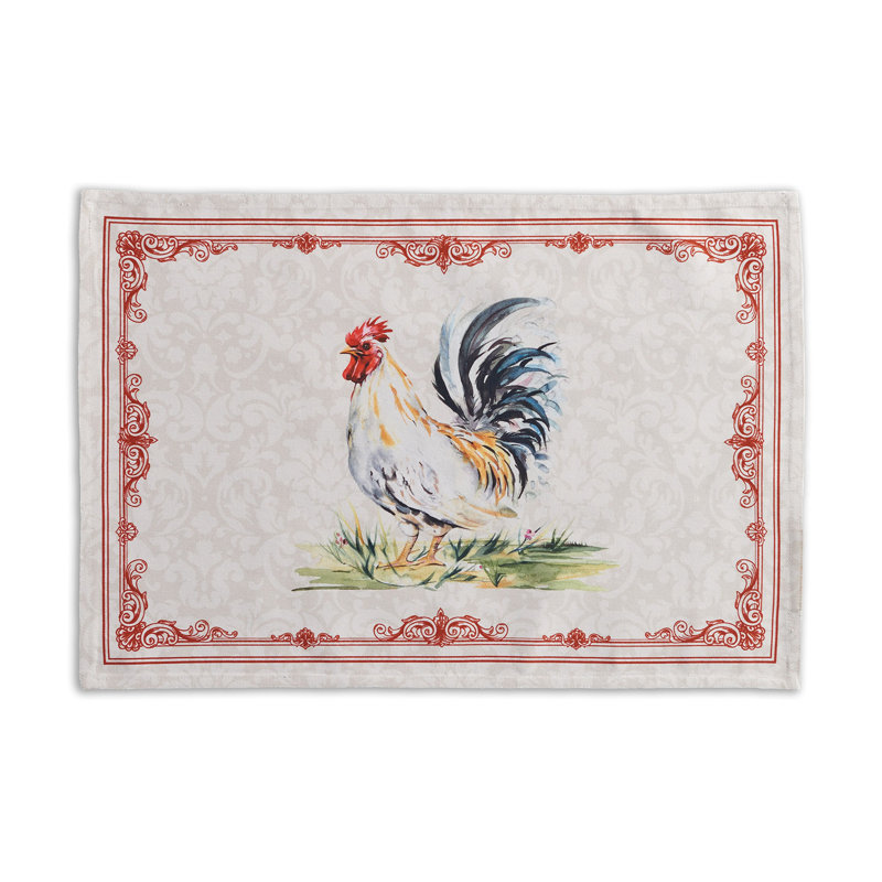 Ensemble de napperons 100 % coton Maison d'Hermine Campagne 2 - 13 po x 19 po