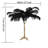 28"H Branch and Black Ostrich Feather Table Lamp-1025411290