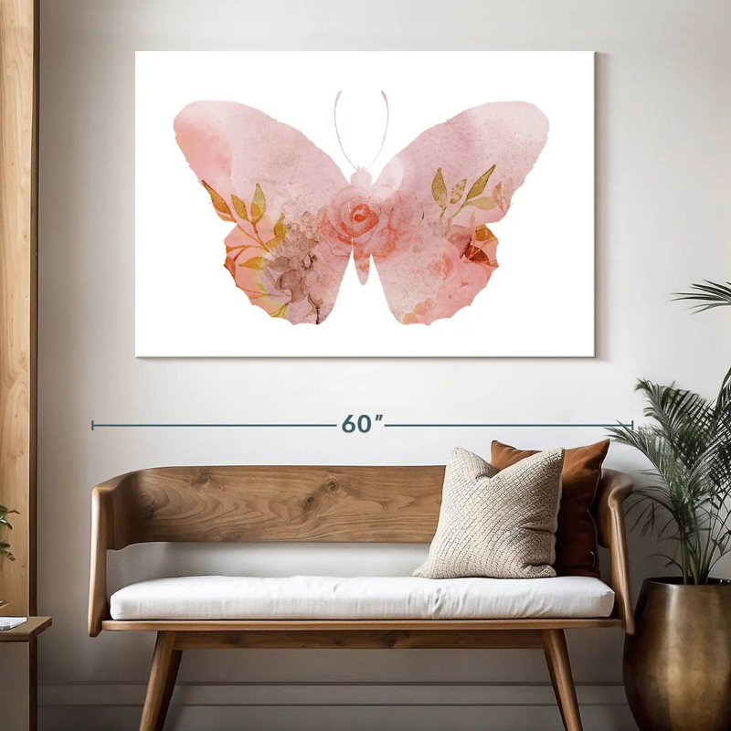 Harnek Meadow Flora Butterfly, H 34 po x l 51 po