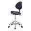 Chaise avec tabouret et dossier pivotant